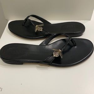 FLASH SALE Gucci Leather Thong Sandals with Bee!